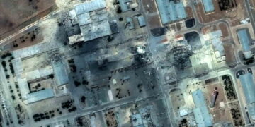 SATELLITE-IMAGE-2025-MAXAR-TECHNOLOGIES@centro_ricerca_tecnologia_nucleare_Isfahan.
