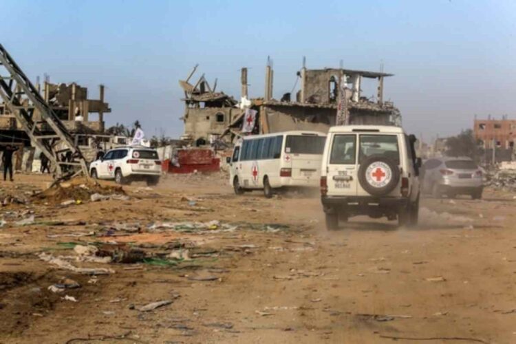 Croce Rossa a Gaza