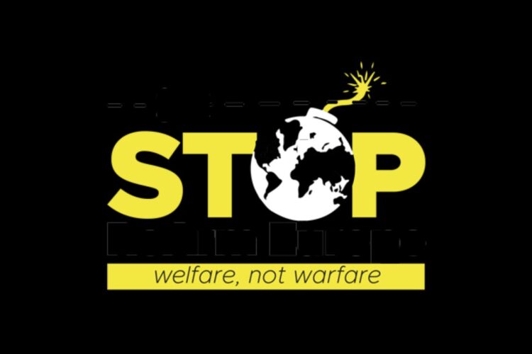 Un simbolo usato da Stop Rearm Europe