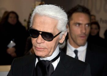 Una foto di Karl Lagerfeld