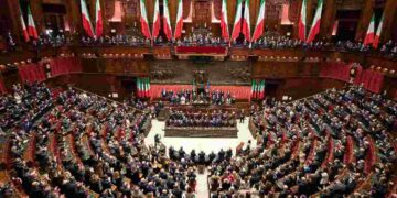 Una seduta comune del Parlamento italiano