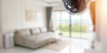 Una telecamera di sicurezza per uso privato