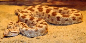 Una vipera della sabbia