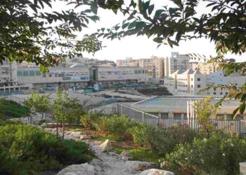 Uno degli insediamenti israeliani in Palestina