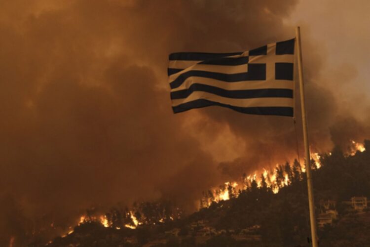 Allerta incendi in Grecia