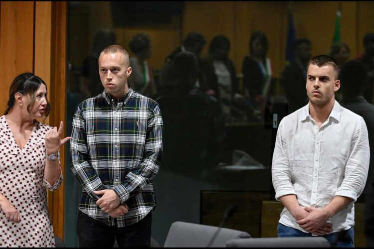 I colpevoli dell'omicidio di Cerciello Rega, Lee Elder Finnegan e Gabriel Natale Hjorth