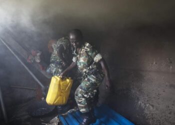Dei militari in Burundi