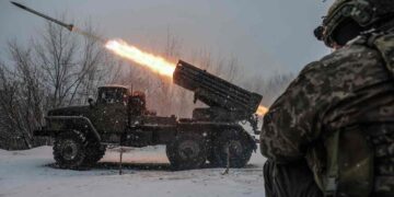 Dei militari ucraini vicino a Chasiv Yar