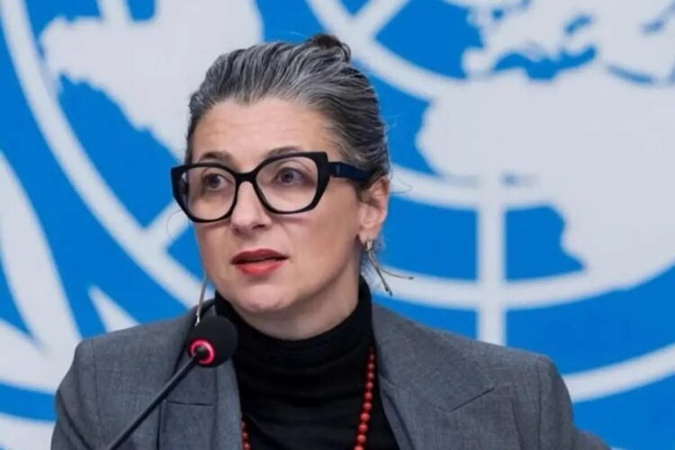La relatrice ONU per i territori palestinesi Francesca Albanese