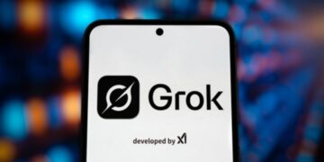 Il logo di Grok