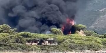 Incendio Castiglione della Pescaia