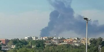 L'esplosione a Roma