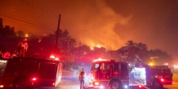 Nuovo incendio a nord di Los Angeles