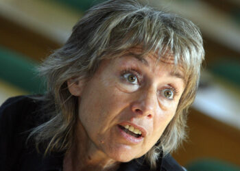 Giuliana Sgrena in un'immagine del processo a Mario Lozano del 2007