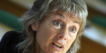 Giuliana Sgrena in un'immagine del processo a Mario Lozano del 2007