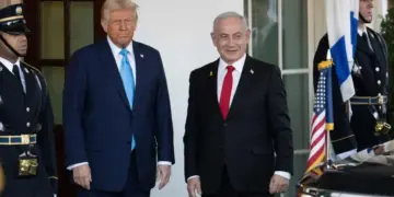 Il presidente Usa Donald Trump e quello israeliano Benjamin Netanyhau