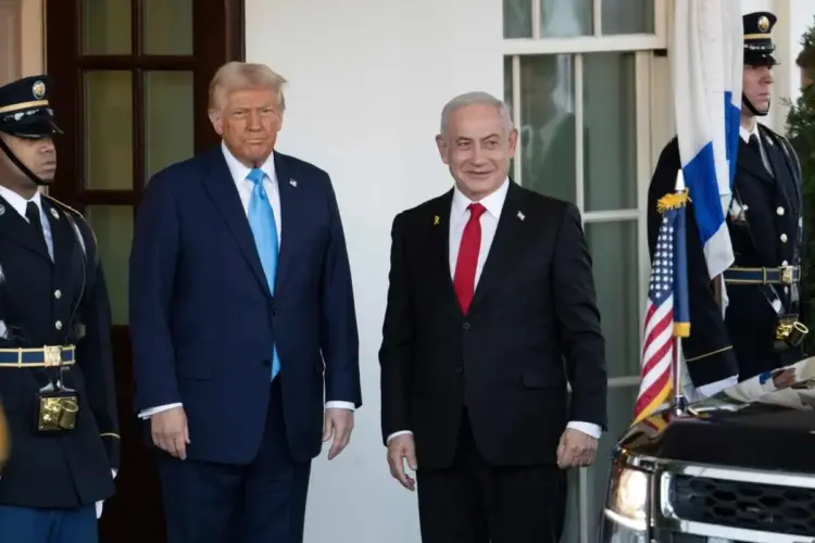 Il presidente Usa Donald Trump e quello israeliano Benjamin Netanyhau
