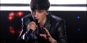 Ultimo durante la sua esibizione a Sanremo