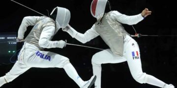 Un incontro di scherma di Guillaume Bianchi