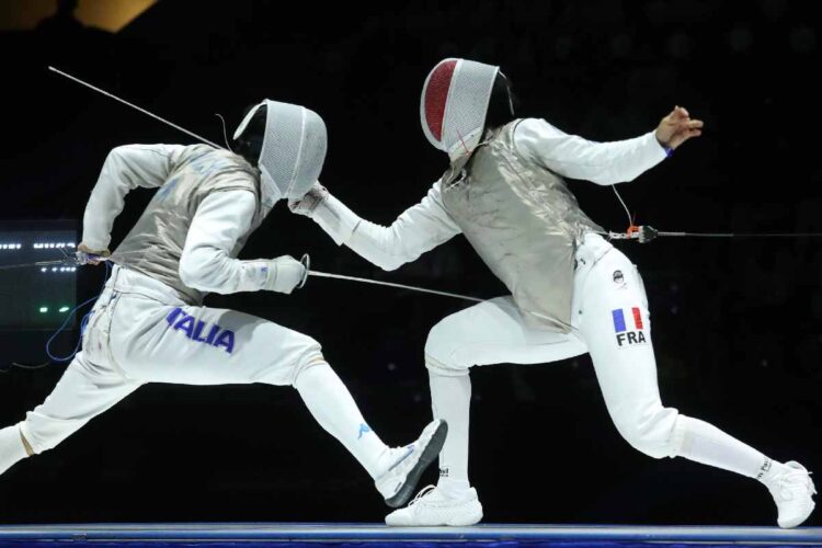 Un incontro di scherma di Guillaume Bianchi