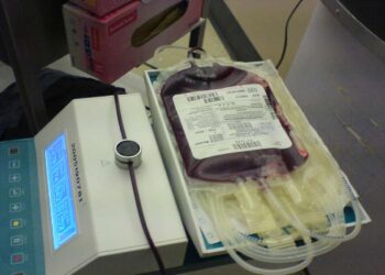 Una donazione di sangue