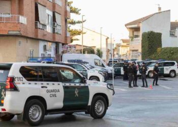 Una vettura della guardia civil spagnola