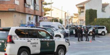 Una vettura della guardia civil spagnola