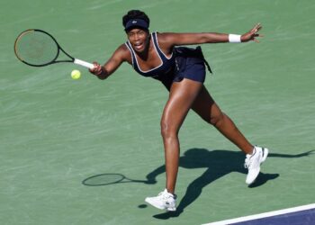 Venus Williams durante una partita