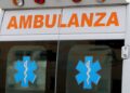 Il retro di un'ambulanza