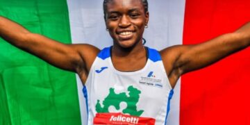 L'atleta italiana Kelly Doualla