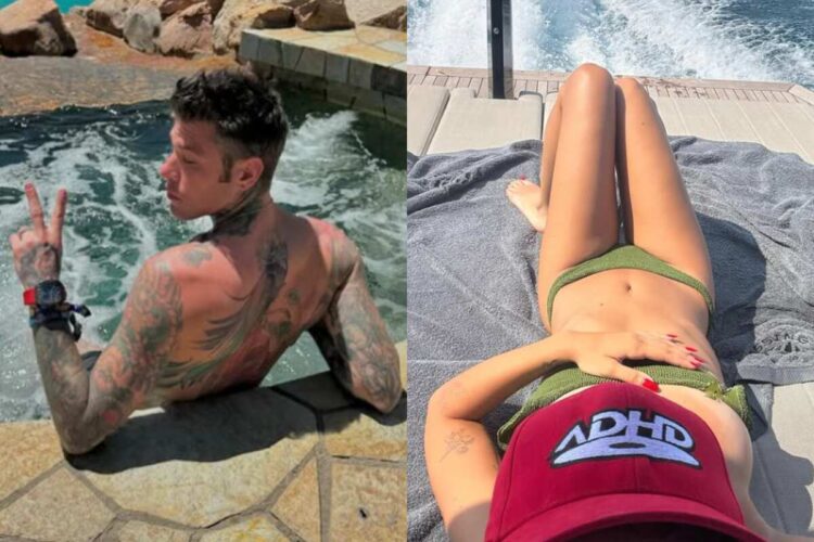 Fedez in vacanza con Giulia Honegger