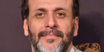 Un primo piano del regista italiano Luca Guadagnino