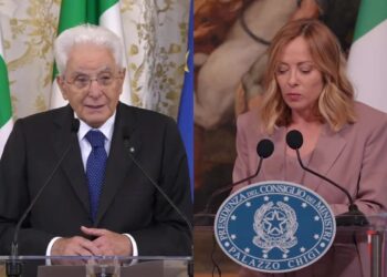 Sergio Mattarella e Giorgia Meloni