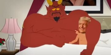 Trump a letto con Satana nell'ultimo episodio di South Park