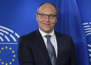 Un primo piano di Andriy Parubiy