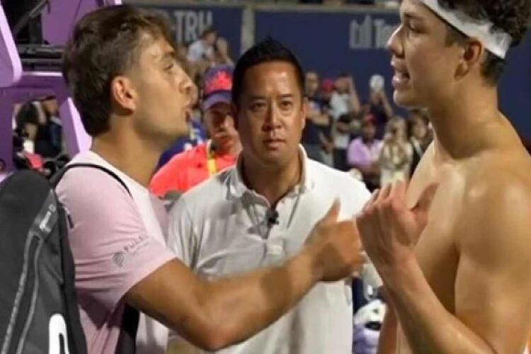 La lite tra Cobolli e Shelton