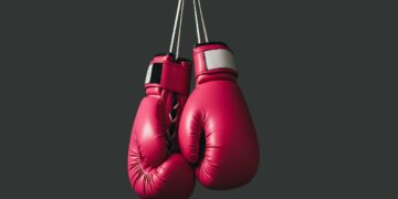 Dei guantoni da pugilato