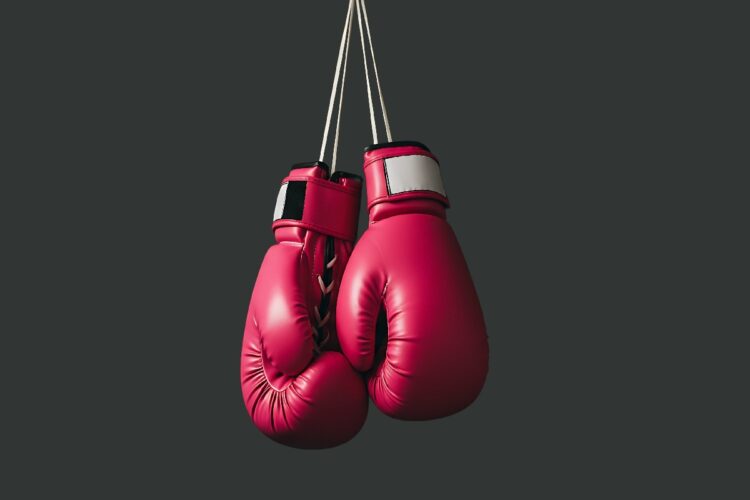 Dei guantoni da pugilato