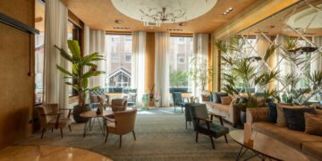 Una hall di un hotel