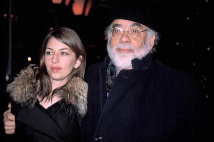 Il regista Francis Ford Coppola, qui con la figlia Sofia