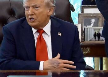 I lividi sulla mano di Trump