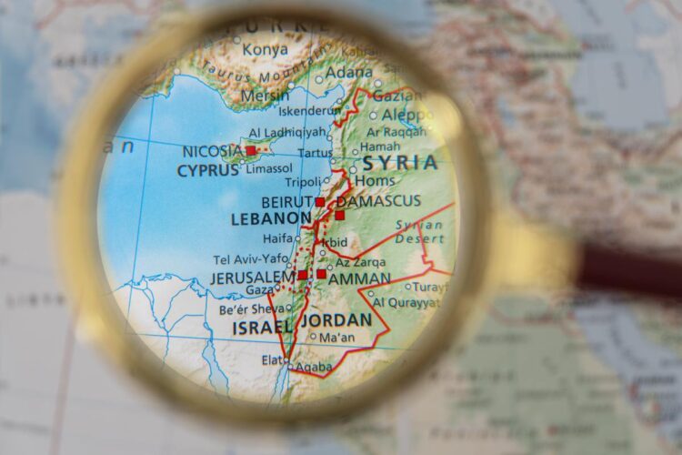 Il confine tra Siria e Libano