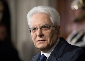 Il presidente della Repubblica Sergio Mattarella