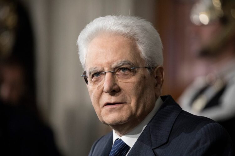 Il presidente della Repubblica Sergio Mattarella