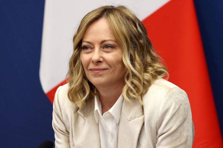 La premier Giorgia Meloni