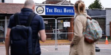 L'esterno del Bell Hotel