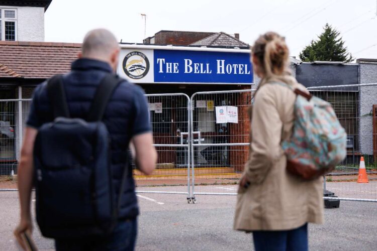 L'esterno del Bell Hotel