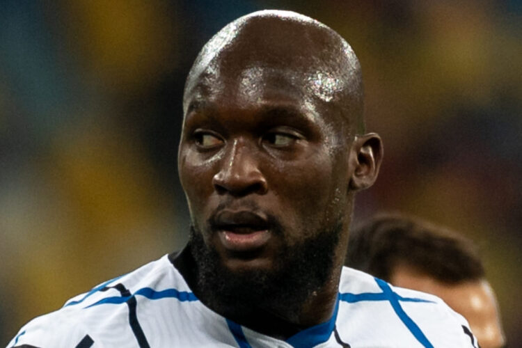 Un primo piano di Romelu Lukaku