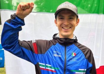 Un primo piano di Mattia Debertolis