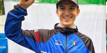 Un primo piano di Mattia Debertolis